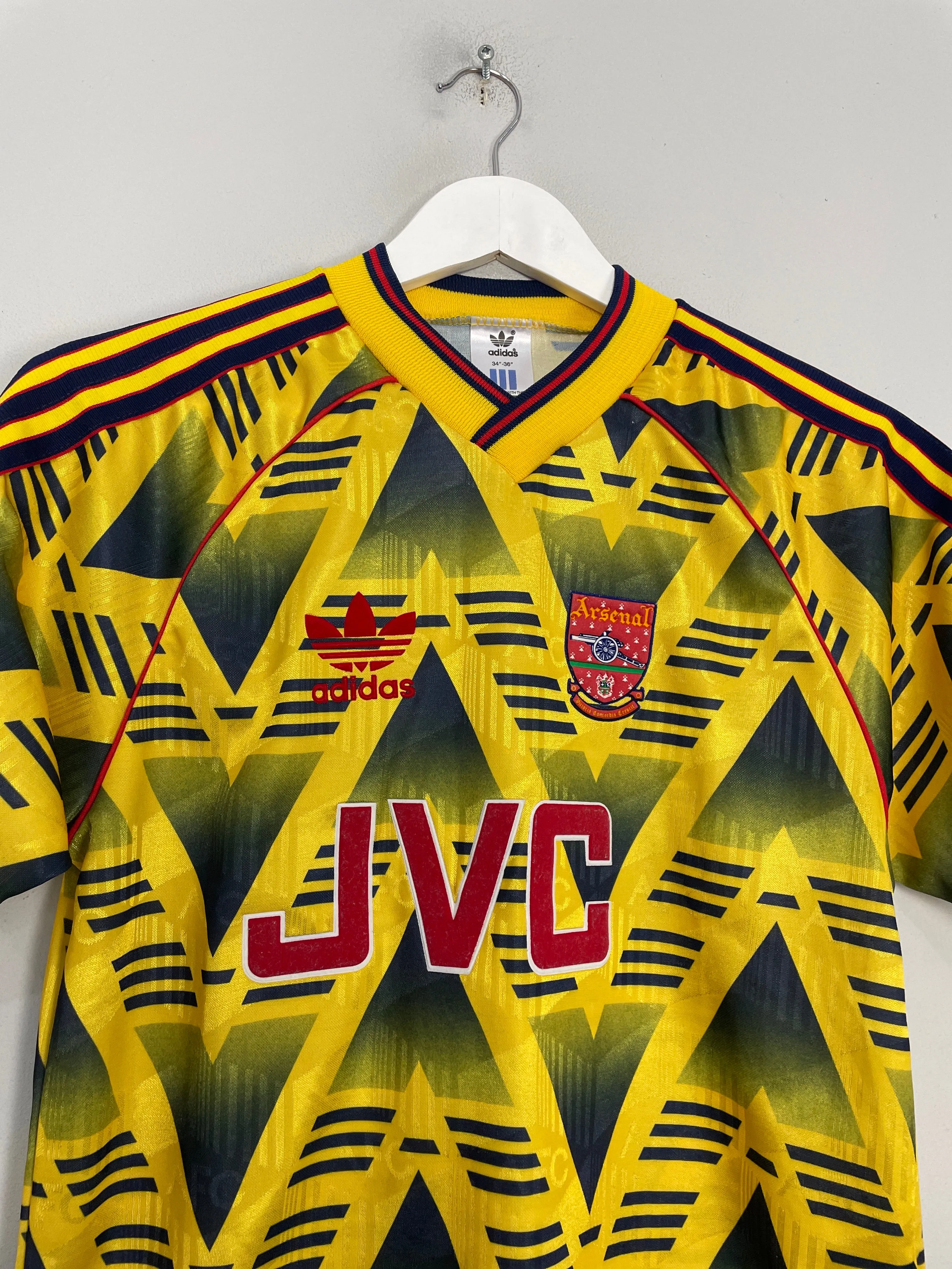 1991/93 ARSENAL AWAY SHIRT (S) ADIDAS