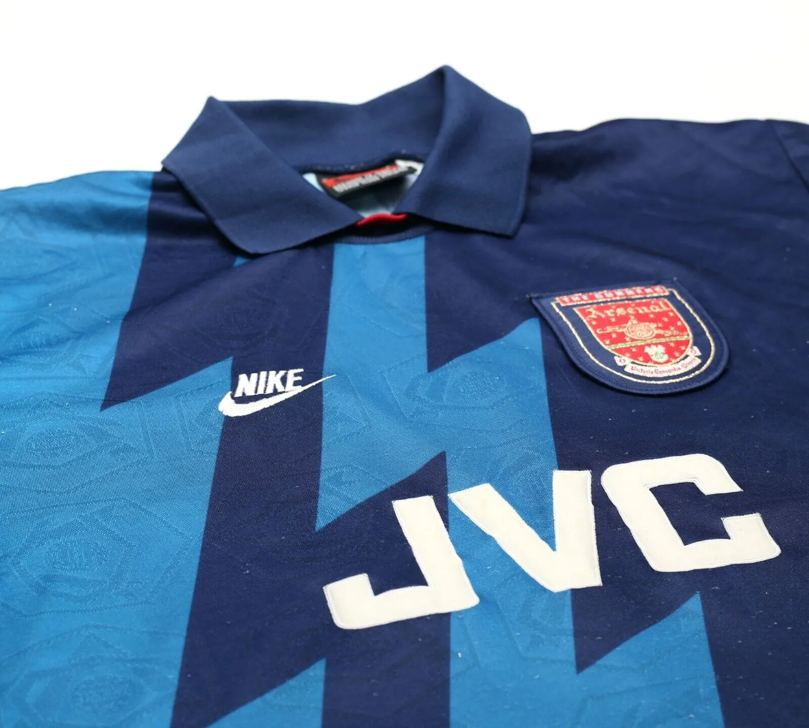 1995/96 ARSENAL Vintage Nike Away Football Shirt Jersey (M)