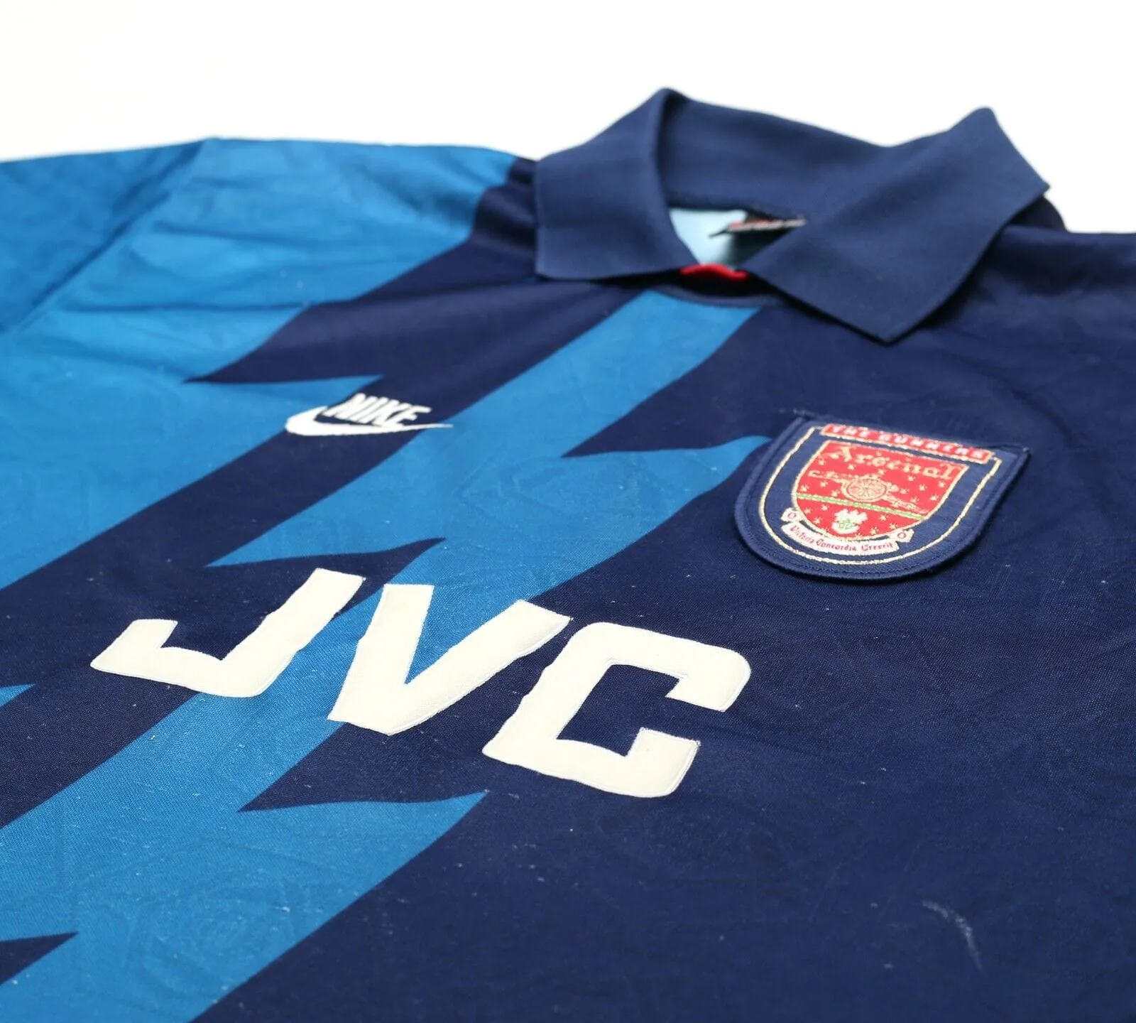 1995/96 ARSENAL Vintage Nike Away Football Shirt Jersey (M)