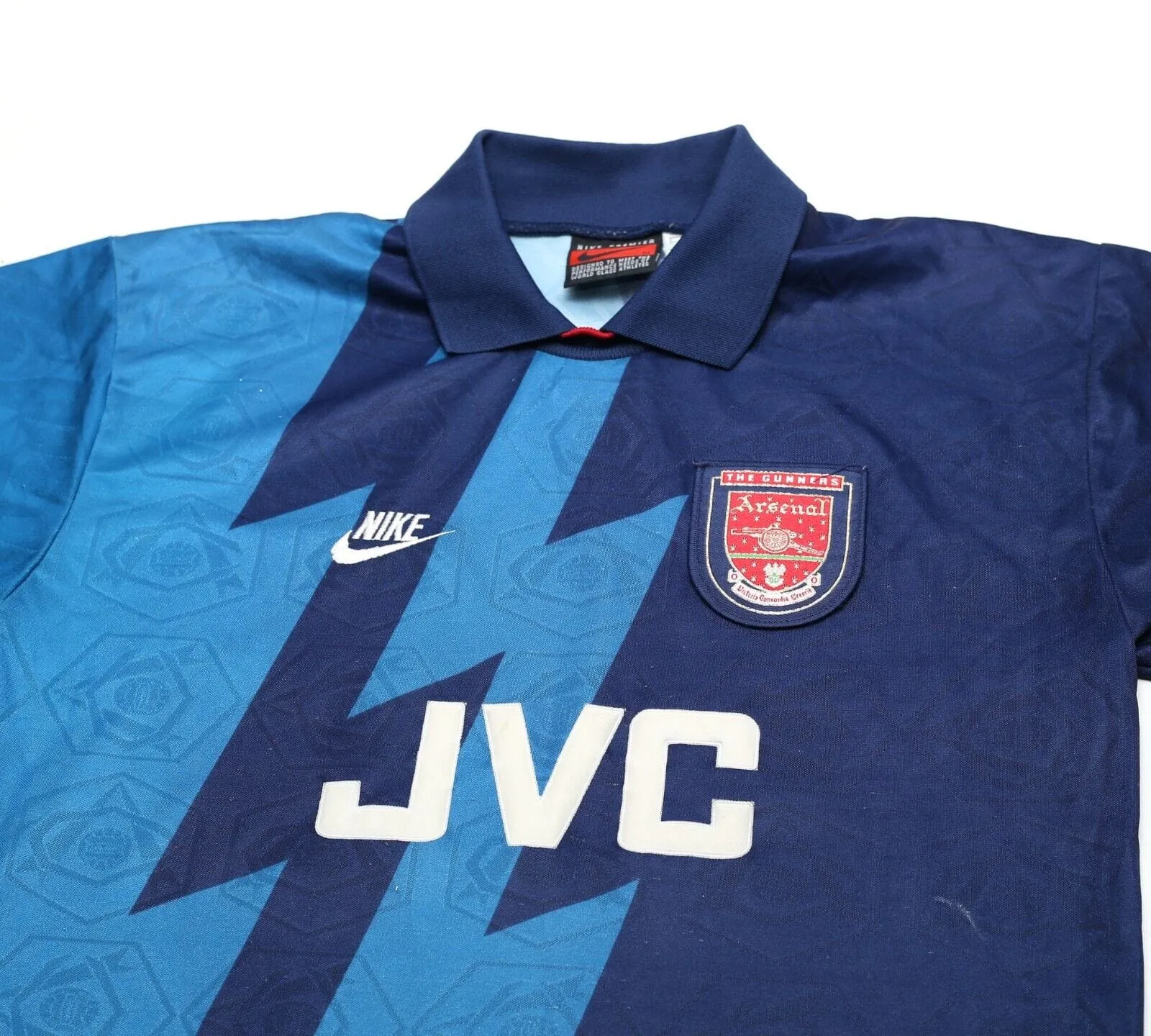 1995/96 ARSENAL Vintage Nike Away Football Shirt Jersey (M)