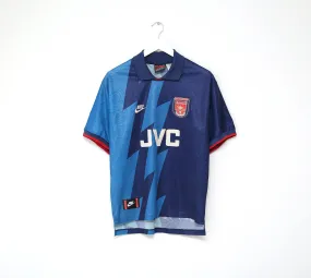 1995/96 ARSENAL Vintage Nike Away Football Shirt Jersey (M)