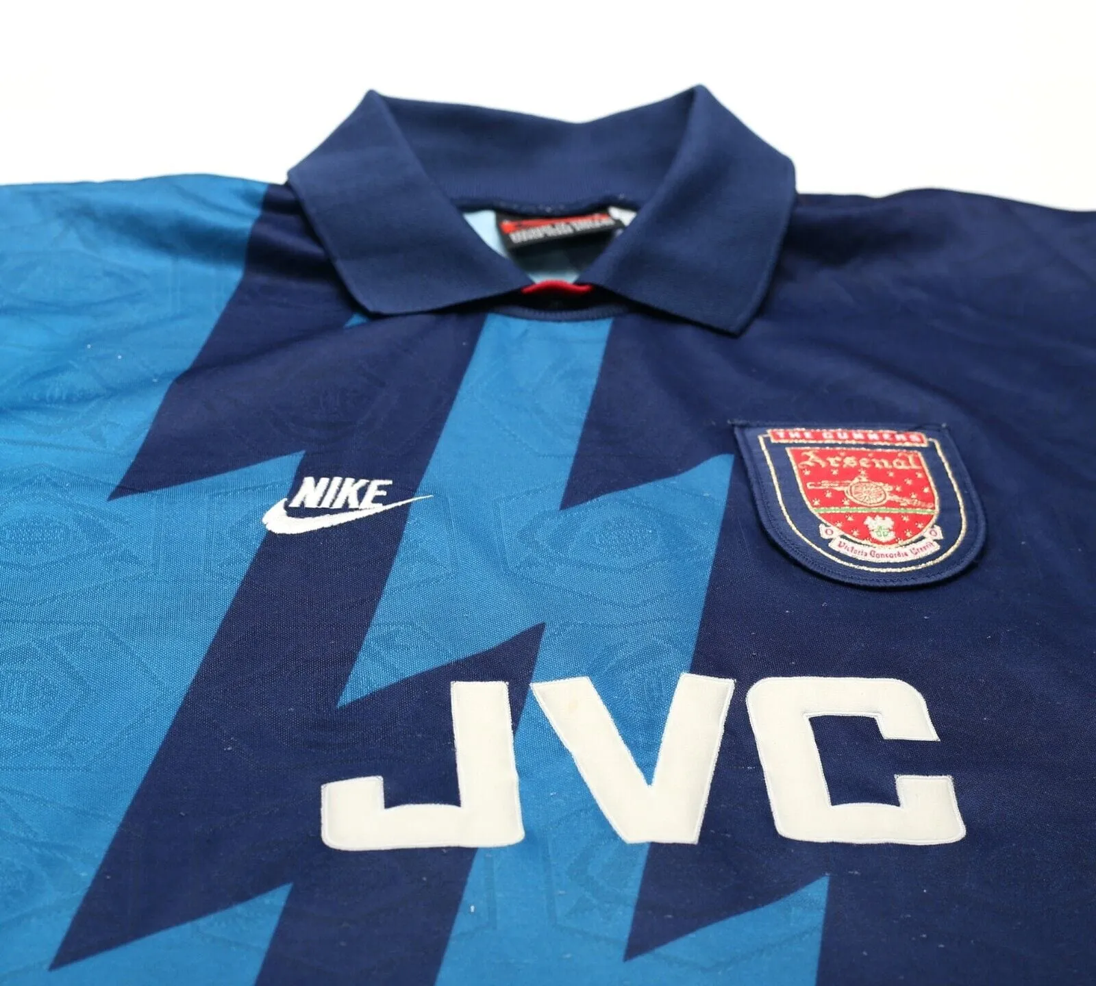 1995/96 ARSENAL Vintage Nike Away Football Shirt Jersey (M)