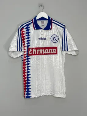 1995/96 KARLSRUHE HOME SHIRT (M) ADIDAS