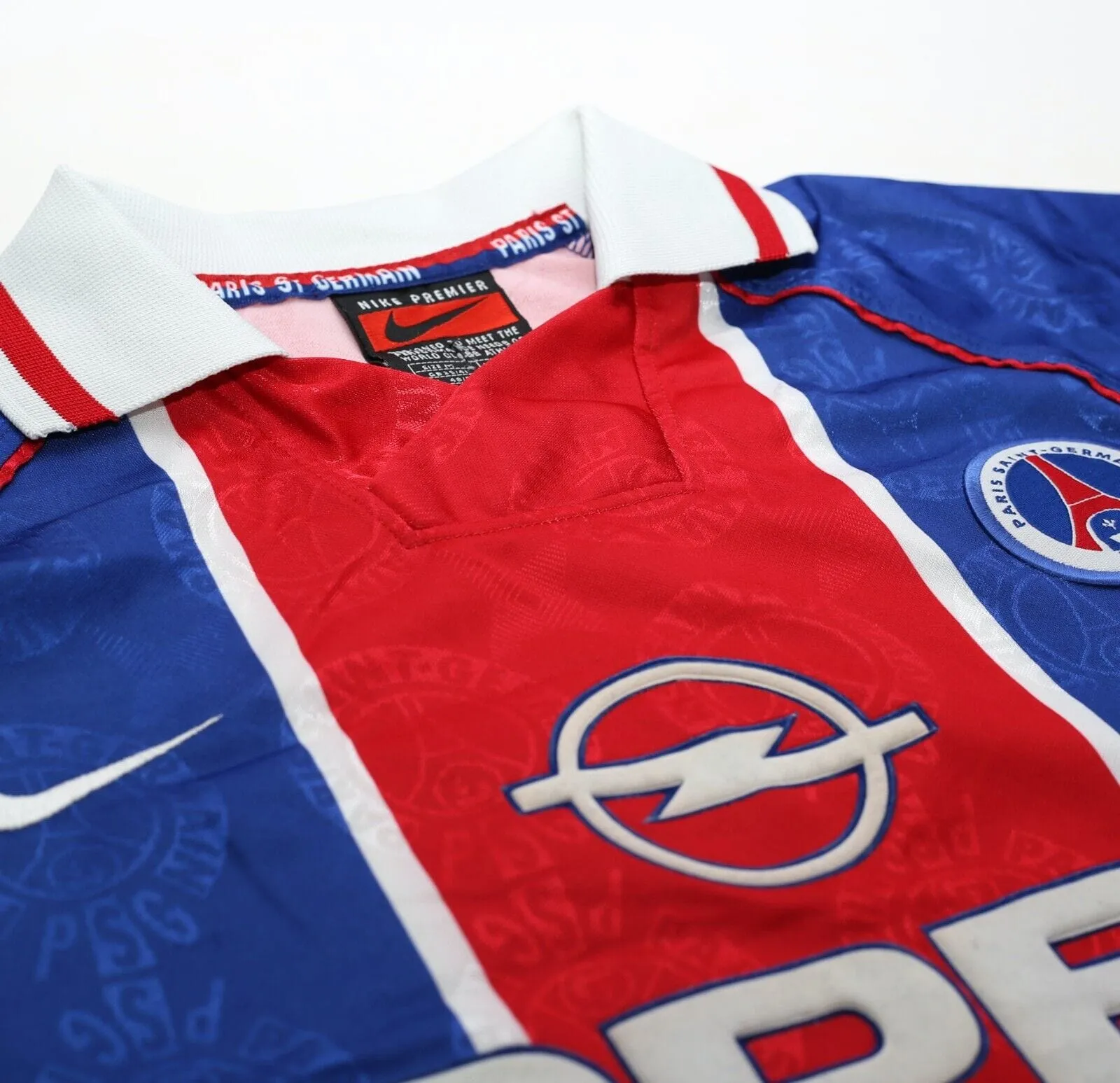 1996/97 PSG Vintage Nike Home Football Shirt Jersey (M) Paris Saint-Germain