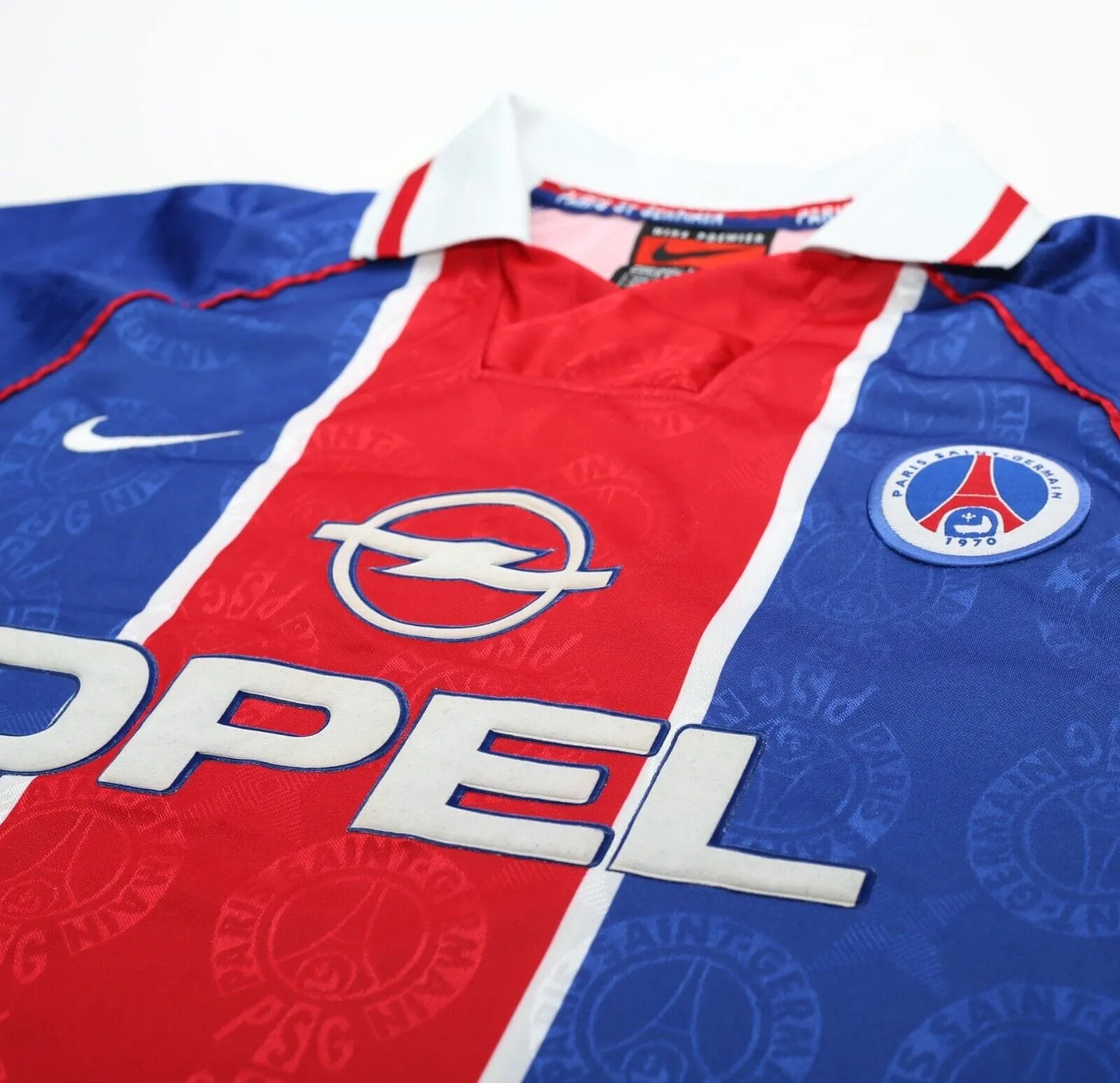 1996/97 PSG Vintage Nike Home Football Shirt Jersey (M) Paris Saint-Germain