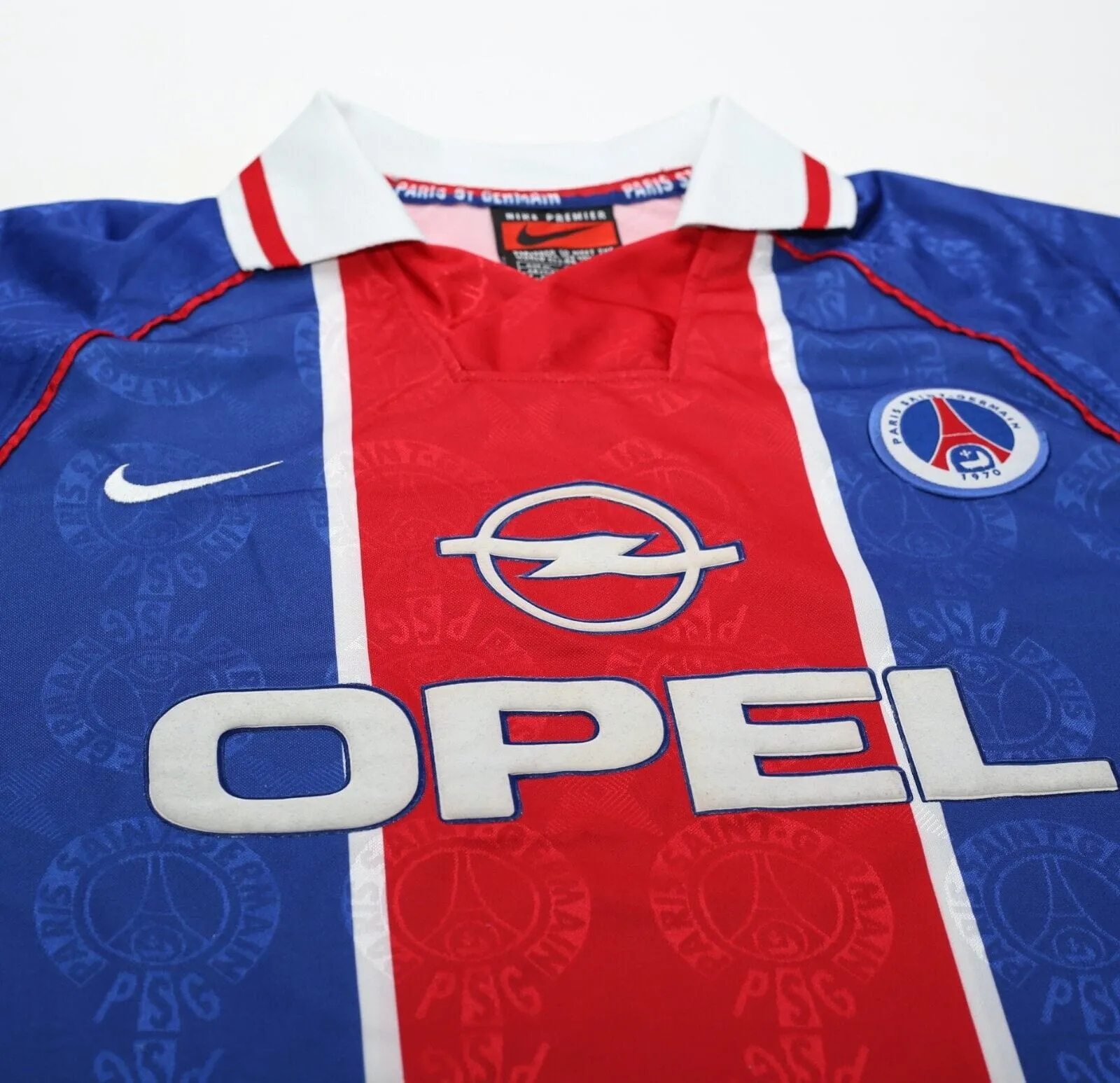 1996/97 PSG Vintage Nike Home Football Shirt Jersey (M) Paris Saint-Germain