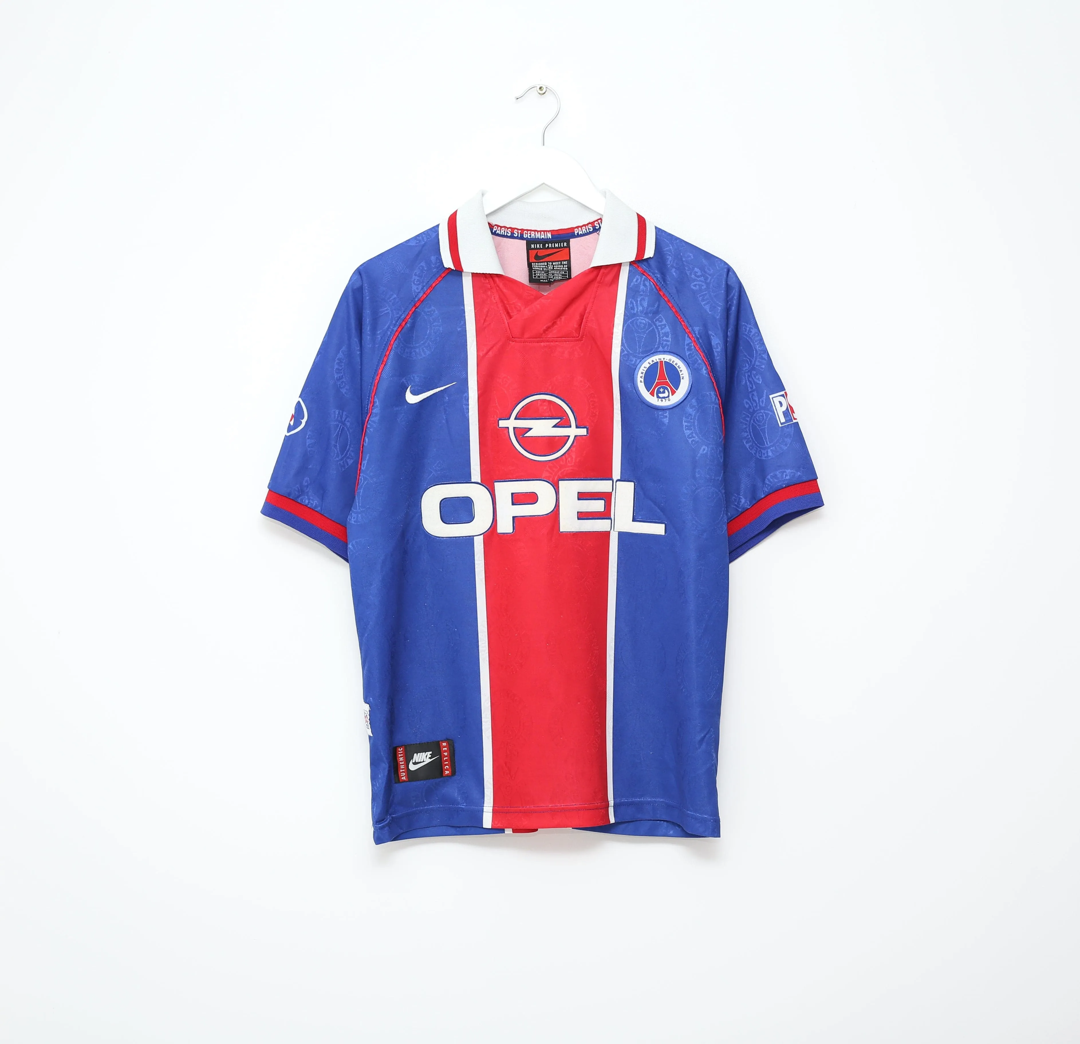 1996/97 PSG Vintage Nike Home Football Shirt Jersey (M) Paris Saint-Germain