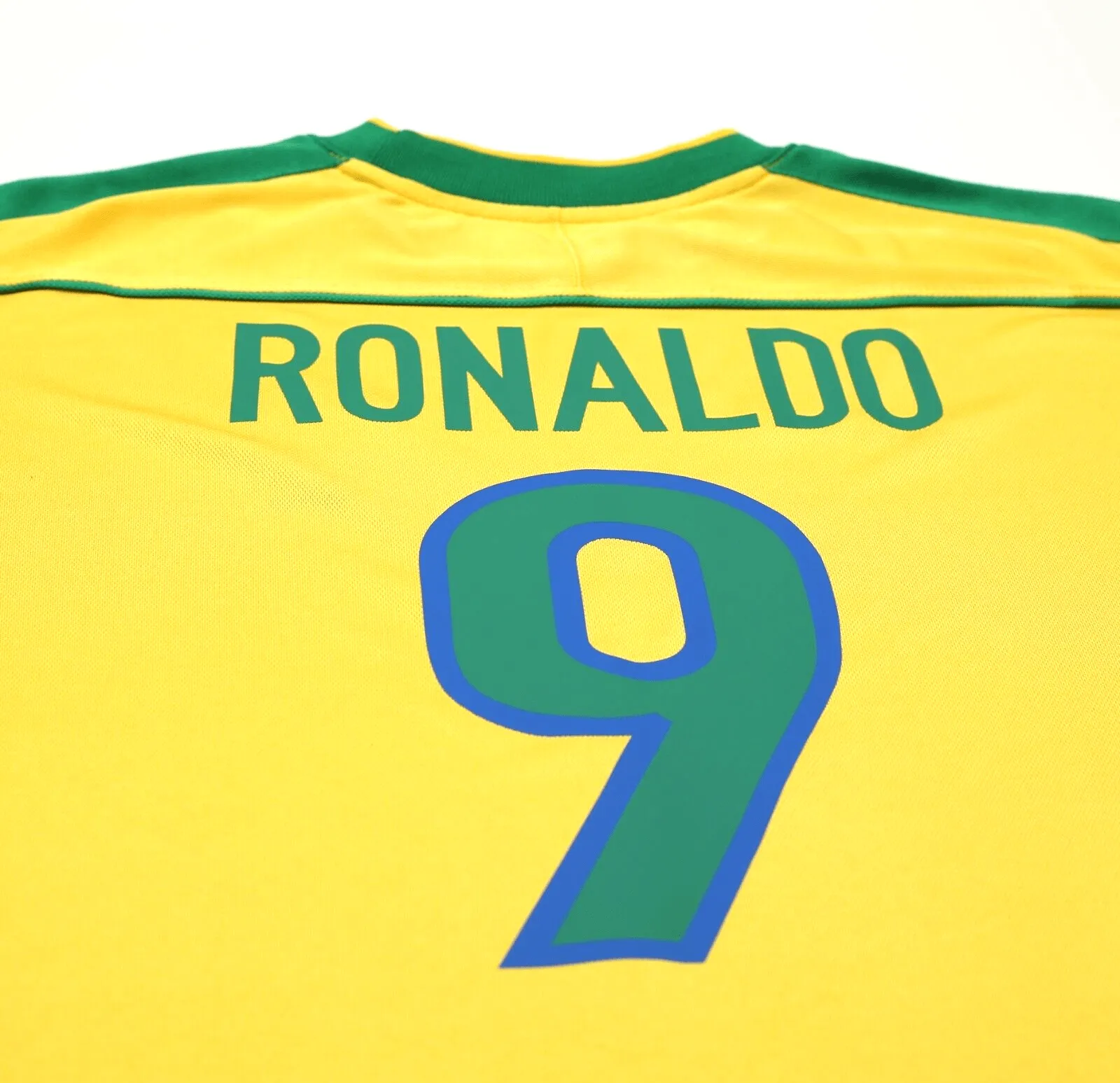 1998/00 RONALDO #9 Brazil Vintage Nike WC 98 Home Football Shirt (XL)