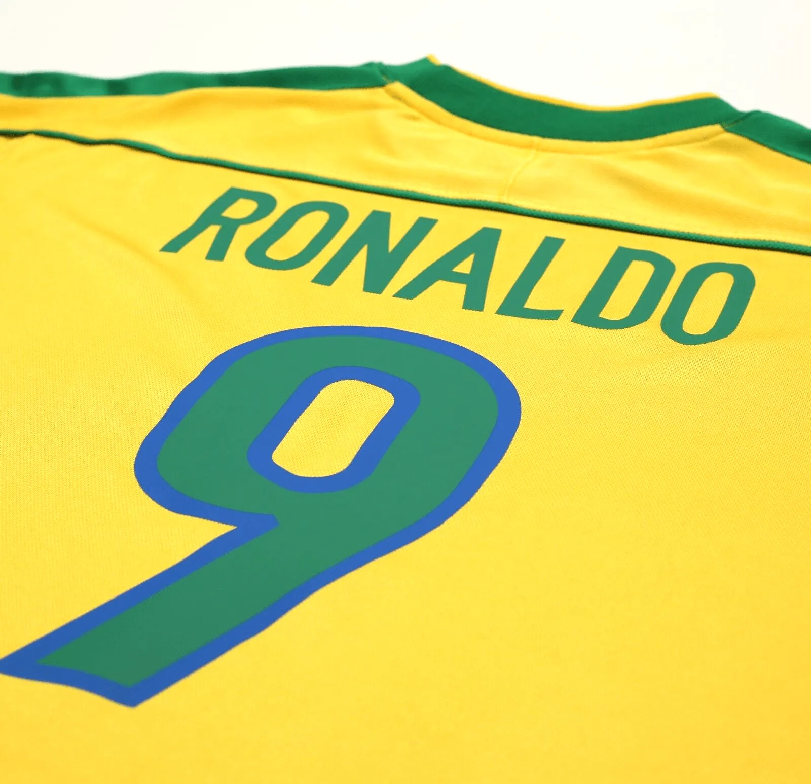 1998/00 RONALDO #9 Brazil Vintage Nike WC 98 Home Football Shirt (XL)