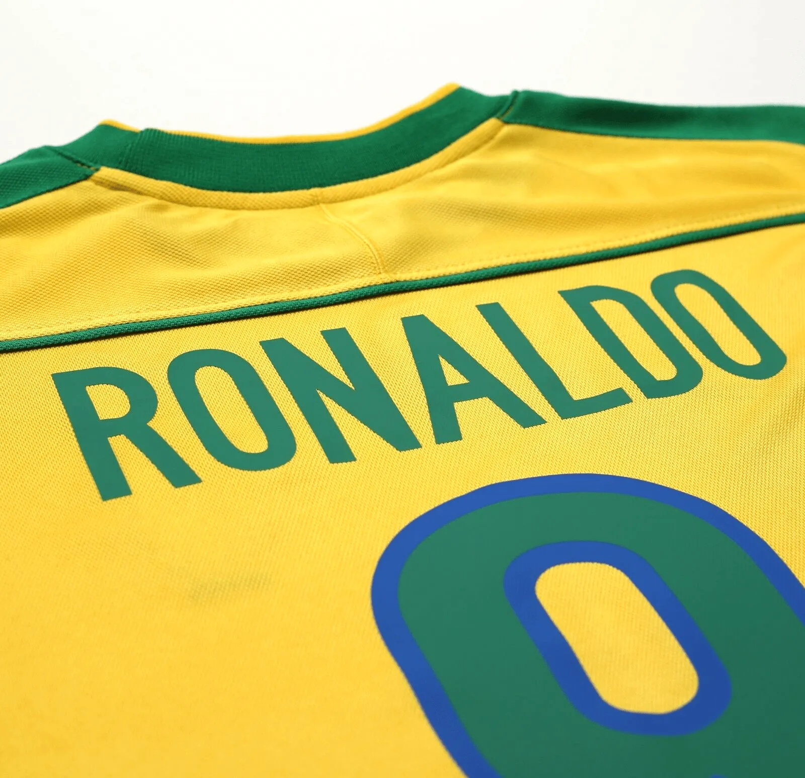 1998/00 RONALDO #9 Brazil Vintage Nike WC 98 Home Football Shirt (XL)