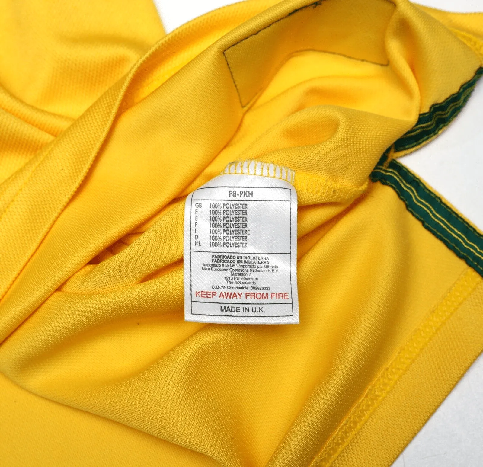 1998/00 RONALDO #9 Brazil Vintage Nike WC 98 Home Football Shirt (XL)