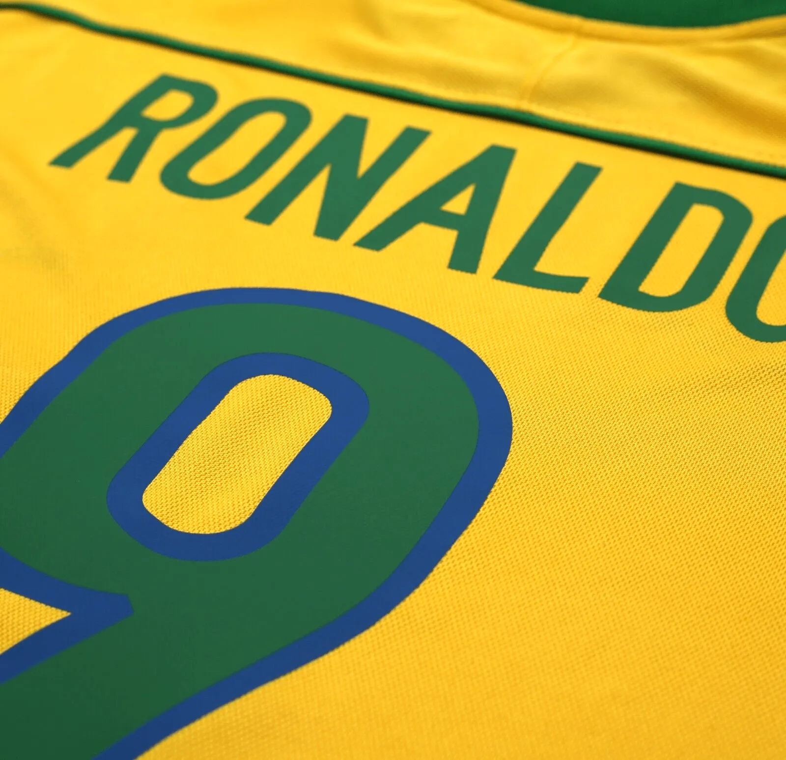 1998/00 RONALDO #9 Brazil Vintage Nike WC 98 Home Football Shirt (XL)