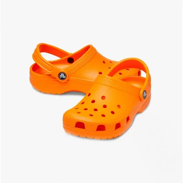 206991-83A CLASSIC Kids Clogs Orange Zing