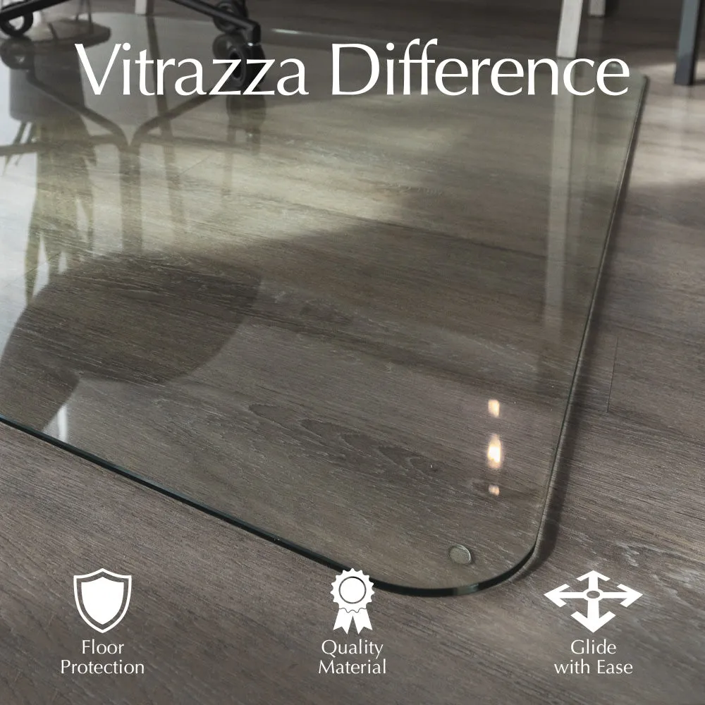 45" x 53" - Rectangle Glass Chair Mat