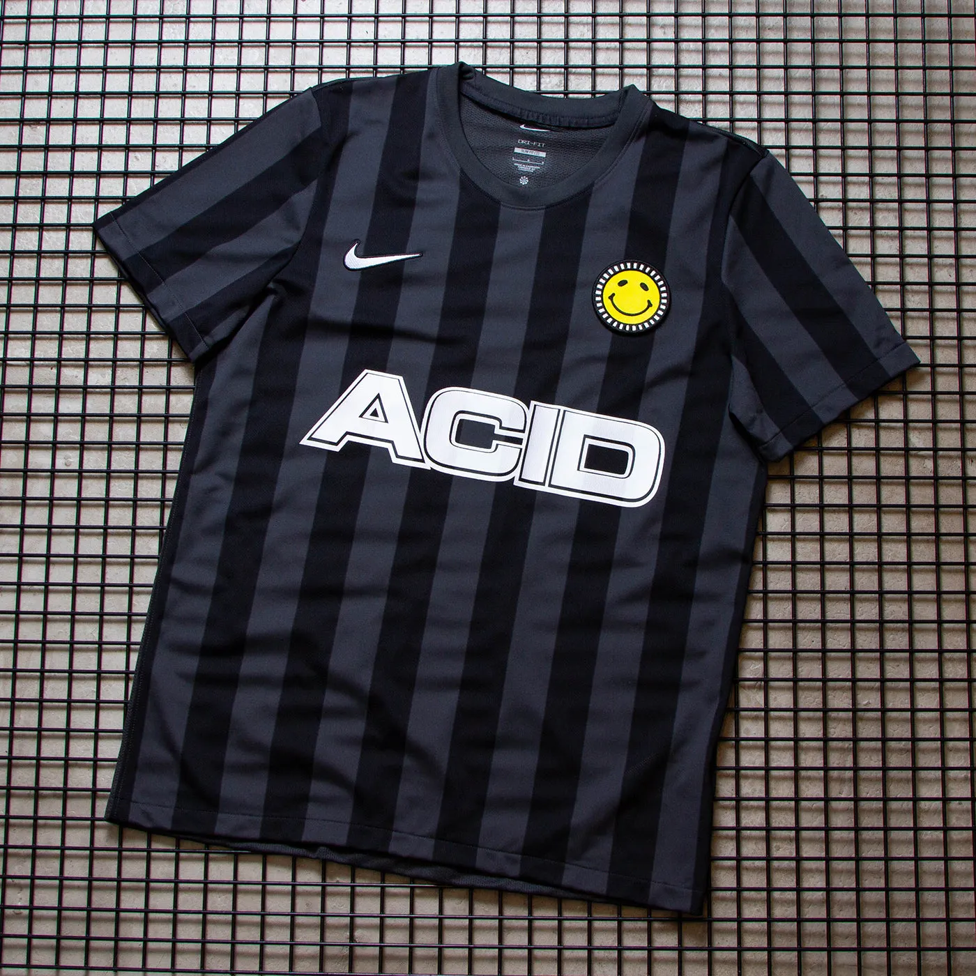 Acid FC Striped Division - Jersey - Black Grey