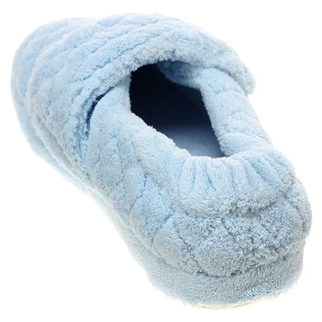 Acorn Spa Wrap Slippers in Powder Blue (Women's)