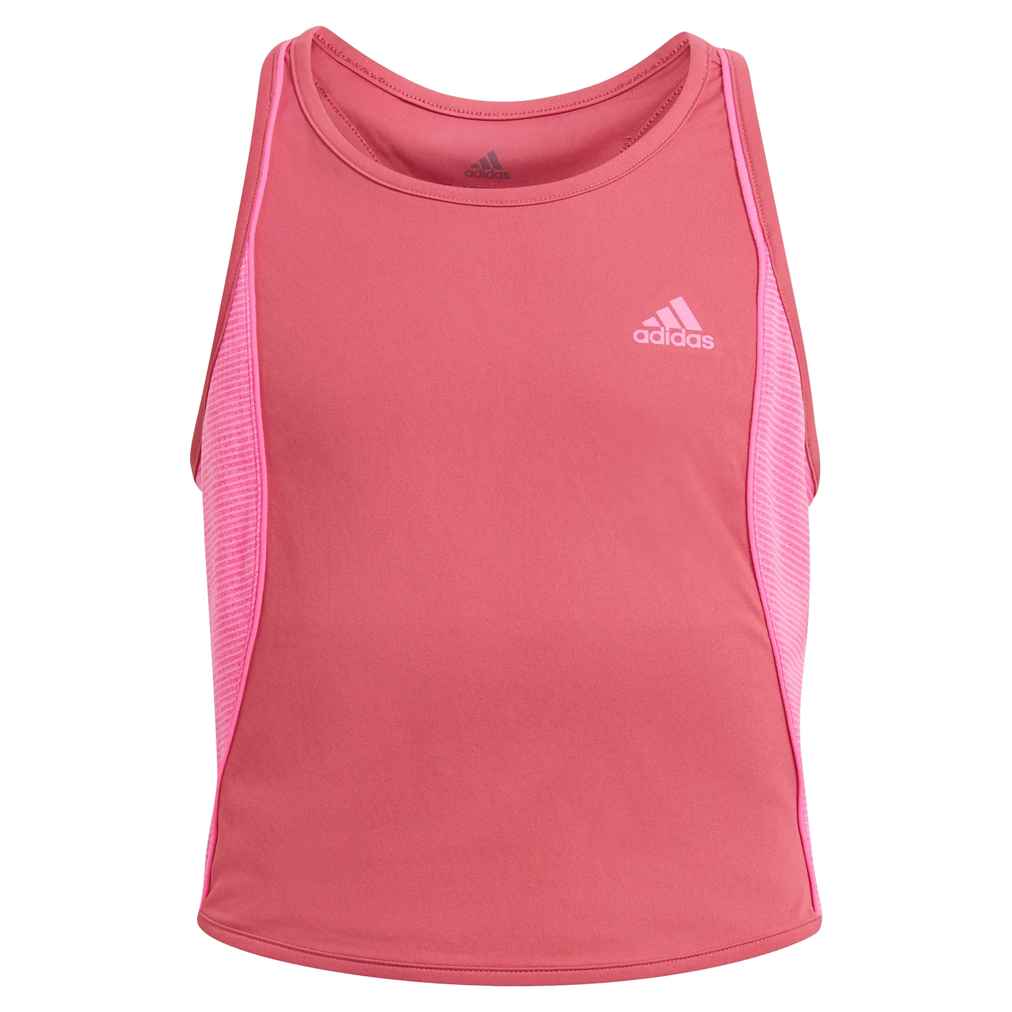 Adidas Girls Pop Up Tank - Wild Pink/Screaming Pink