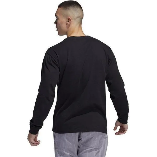 Adidas Oval Long Sleeve Tee Black