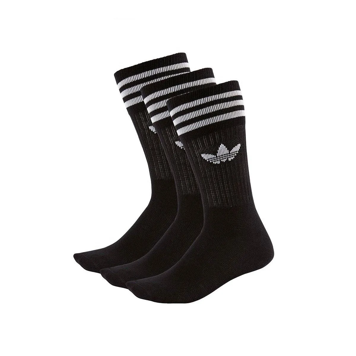 Adidas Solid Crew Socken 3er Pack S21490 - schwarz-weiss