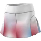 Adidas Womens Melbourne Match Skirt - White/Black/Vivid Red