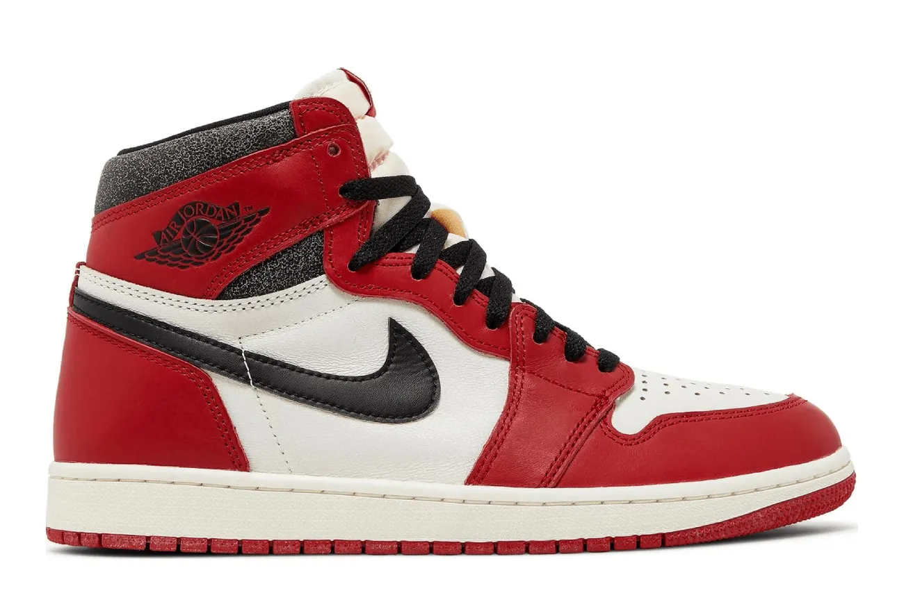 Air Jordan 1 Retro High OG Chicago Lost & Found - Iconic Vintage Style Sneaker