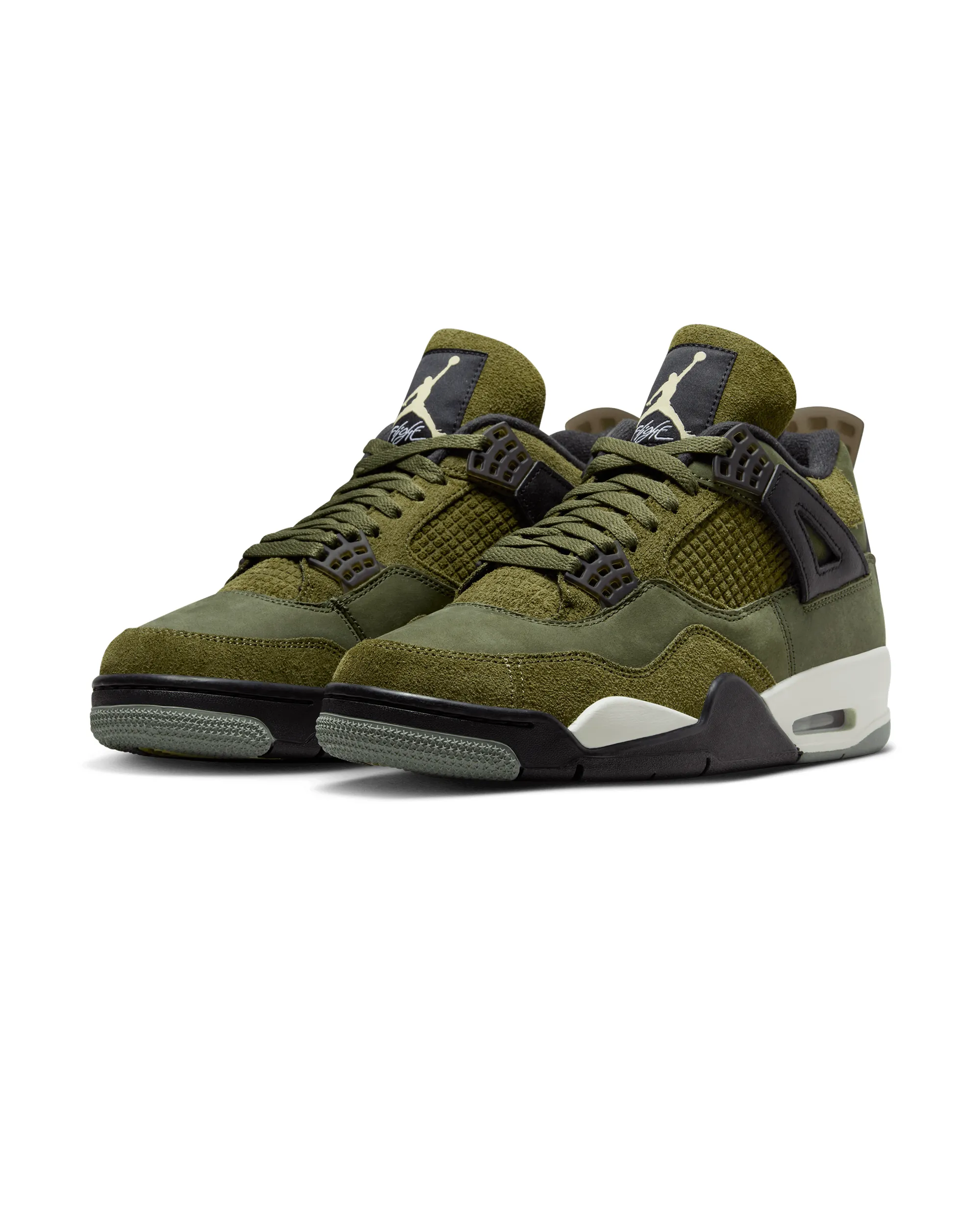 Air Jordan 4 Retro Se Craft - Medium Olive / Pale Vanilla-Cargo Khaki