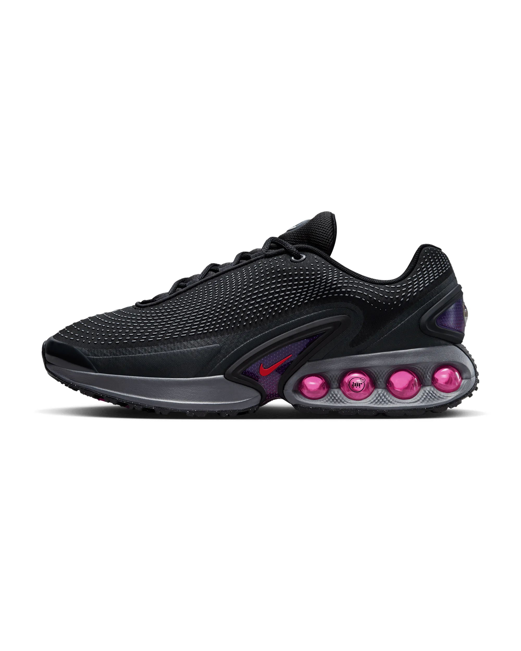 Air Max DN - Black / Light Crimson / Smoke Grey