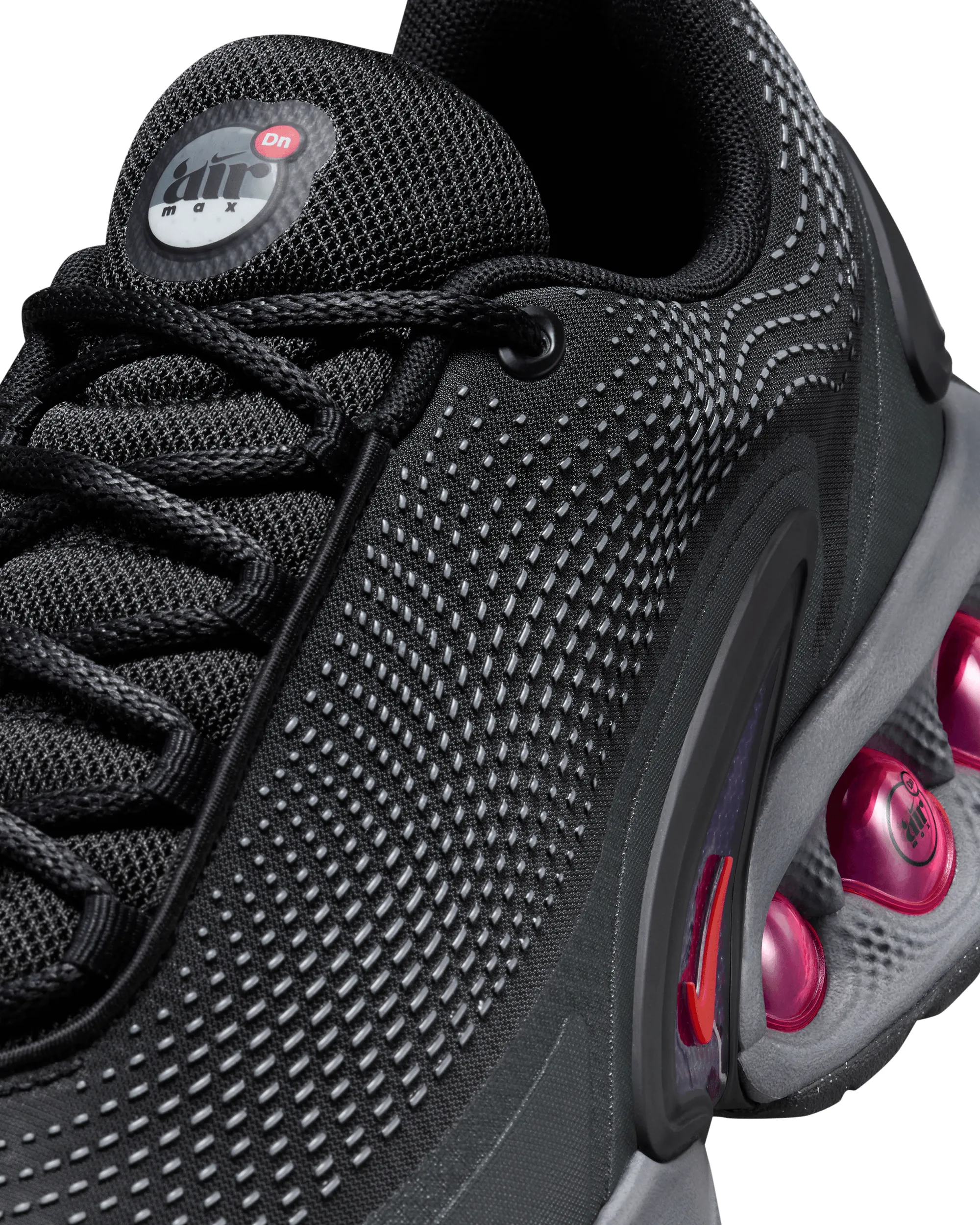 Air Max DN - Black / Light Crimson / Smoke Grey