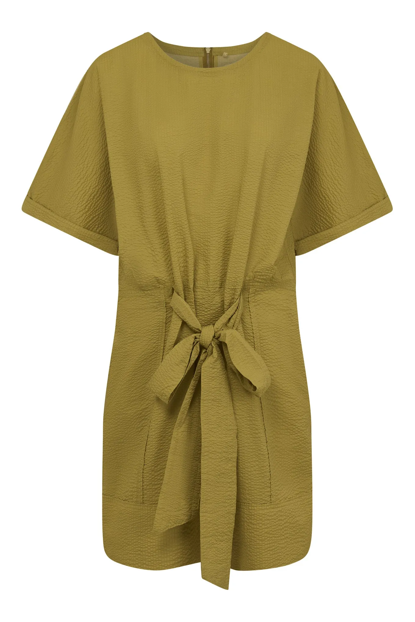 AKINA Organic Cotton Dress - Khaki