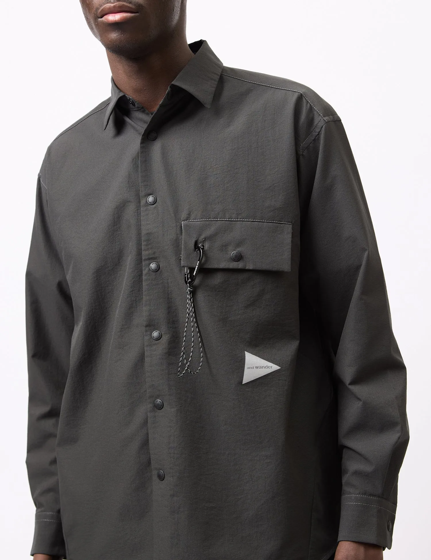 and Wander Dry Breathable Shirt - Charcoal Grey