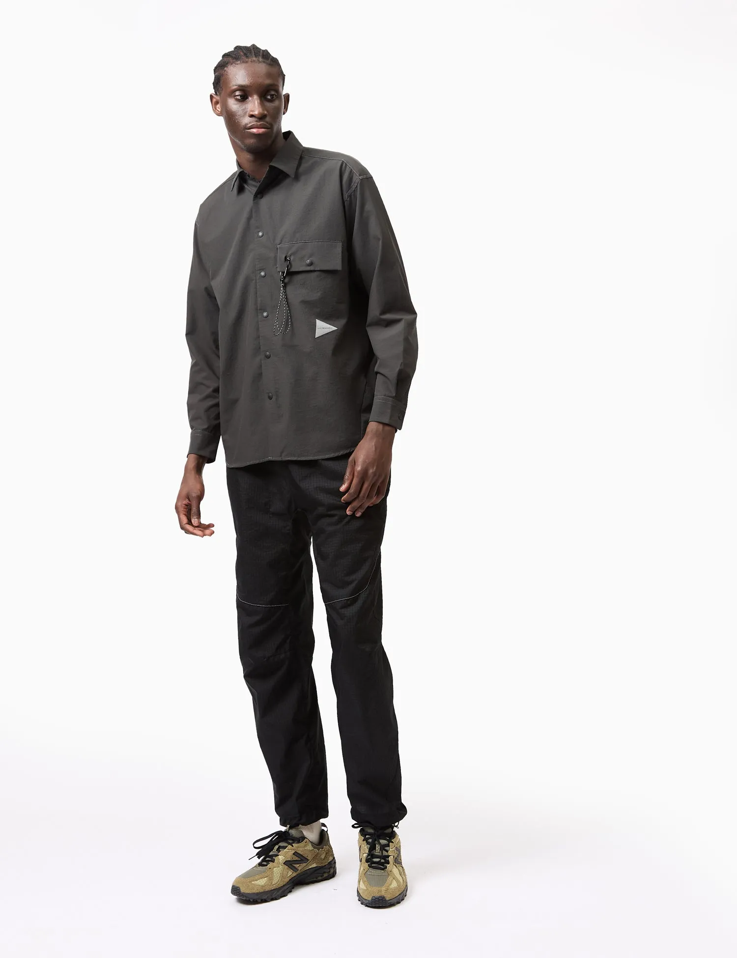 and Wander Dry Breathable Shirt - Charcoal Grey