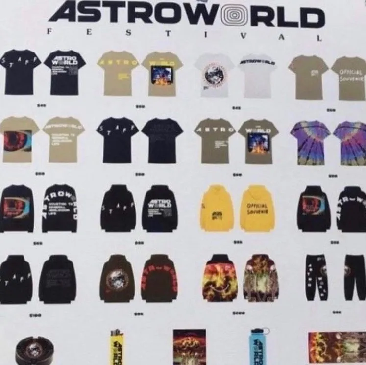 Astroworld Festival 2019 Live "Flames" Tee