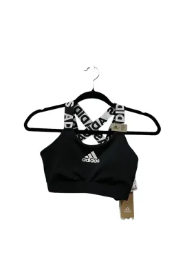 Athletic Bra By Adidas In Black, Size: Xs