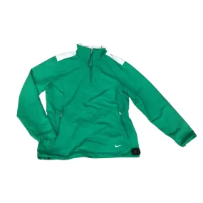 Athletic Jacket By Nike In Green, Size: M