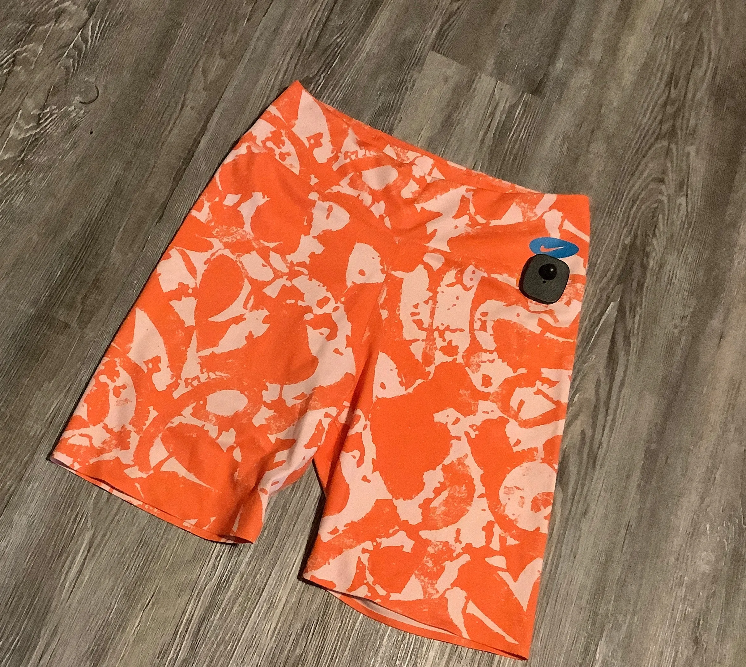 Athletic Shorts By Nike Apparel In Orange, Size: M