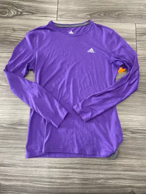 Athletic Top Long Sleeve Crewneck By Adidas  Size: M