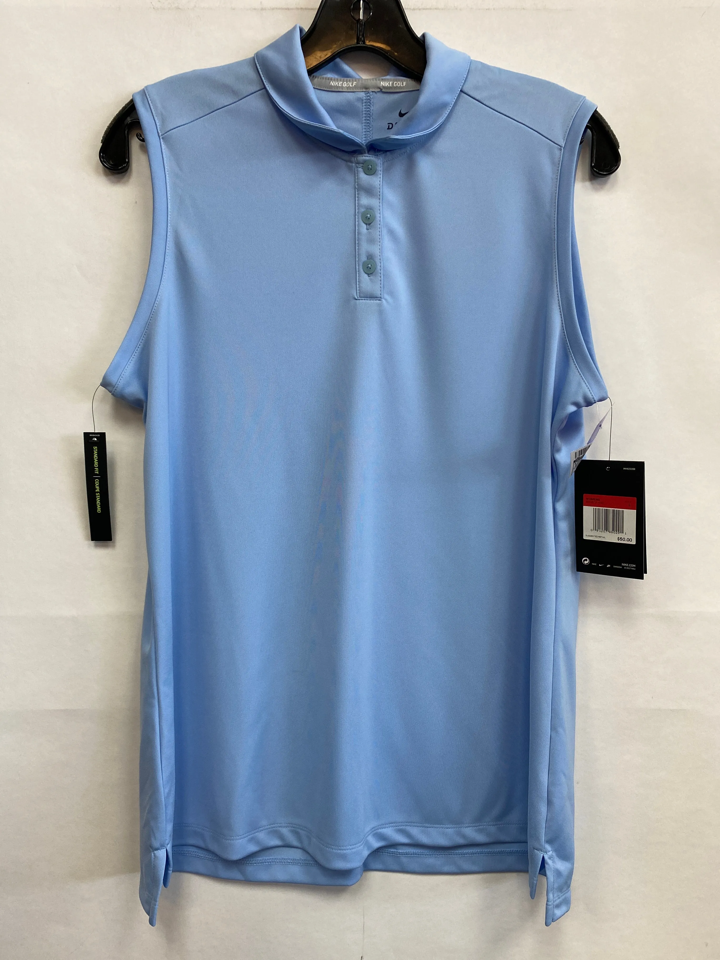 Athletic Top Short Sleeve By Nike  Size: L