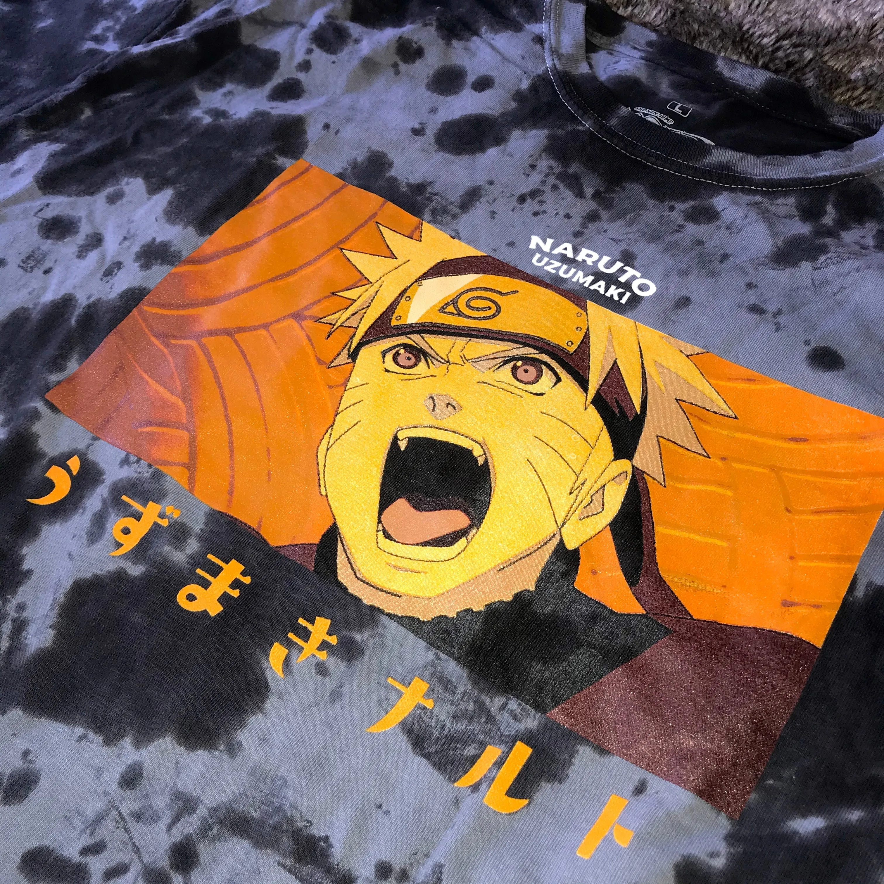 Authentic Naruto Face Tee (Bleached)