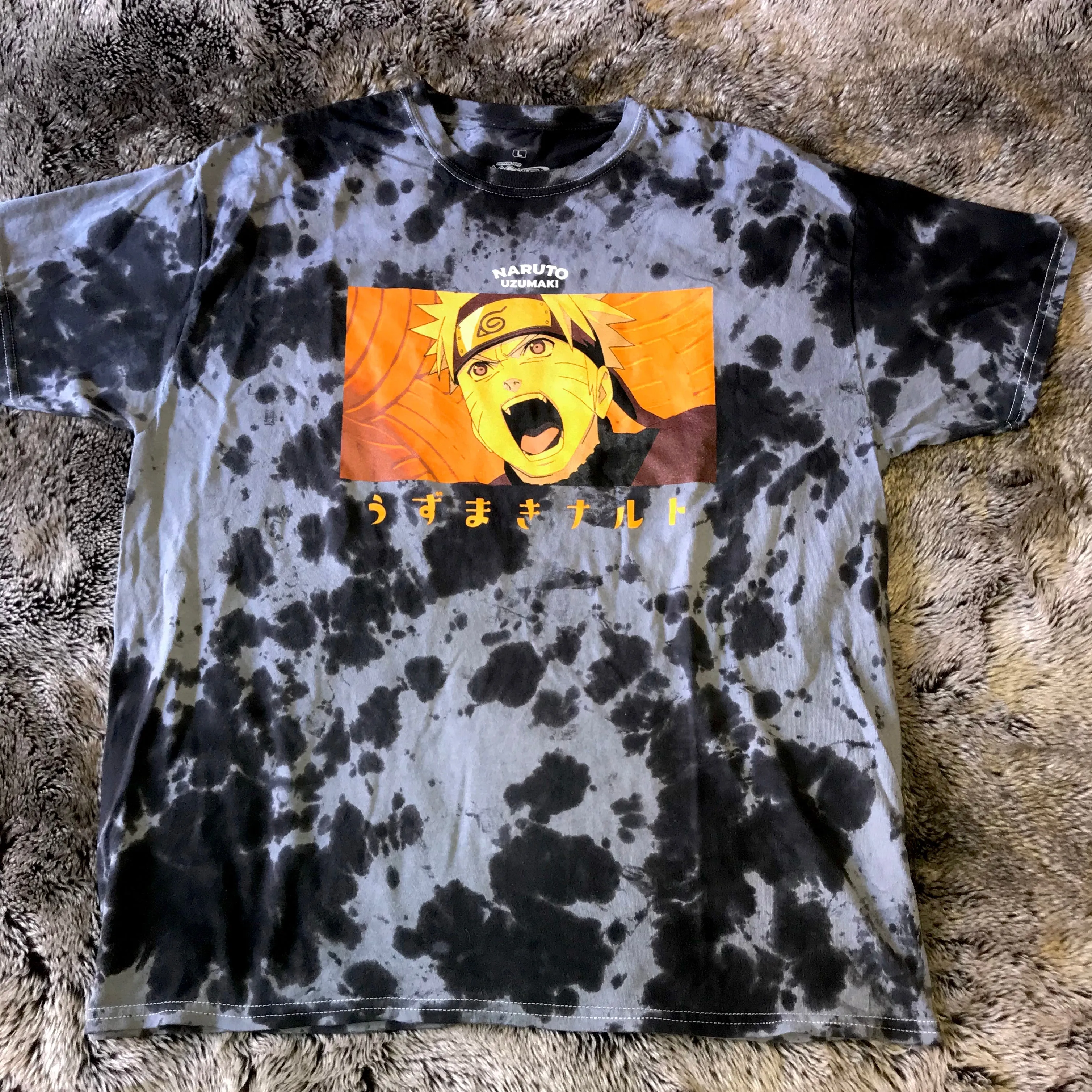 Authentic Naruto Face Tee (Bleached)