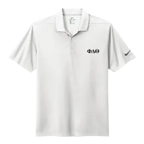 B-Greek - Back to School - Phi Delta Theta Nike Polo (White)