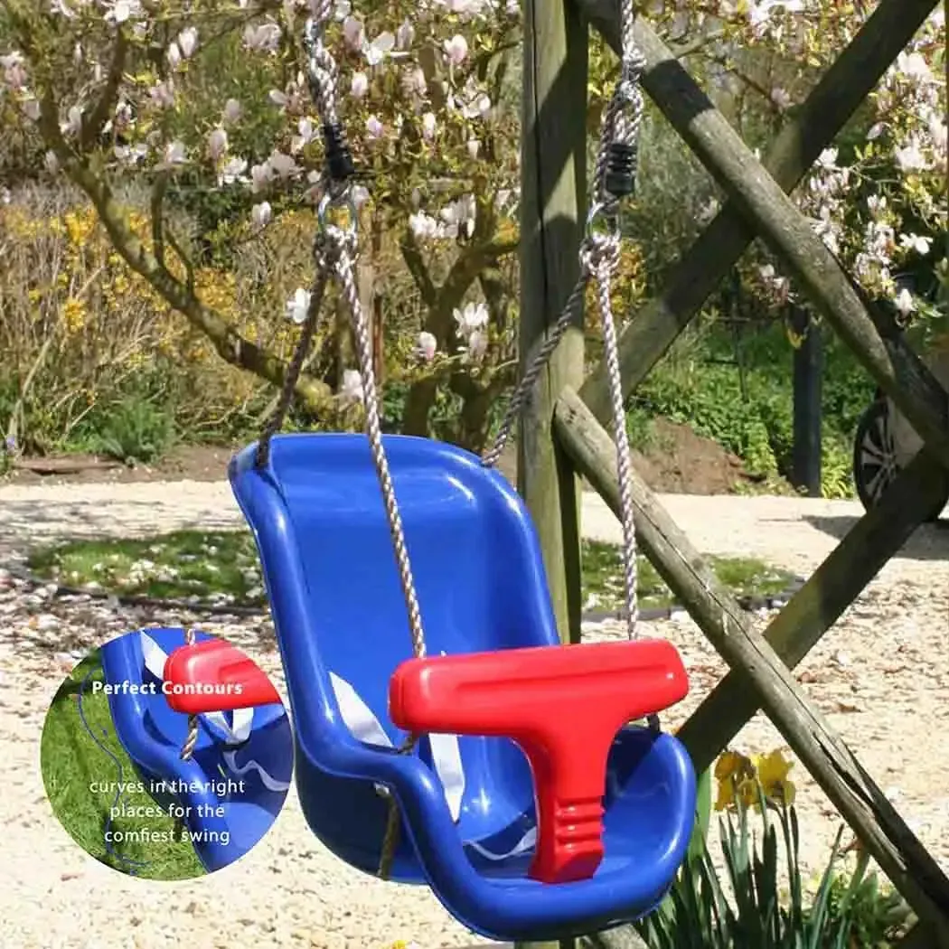 Baby Swing Seat - Blue Deluxe - Safe & Comfortable