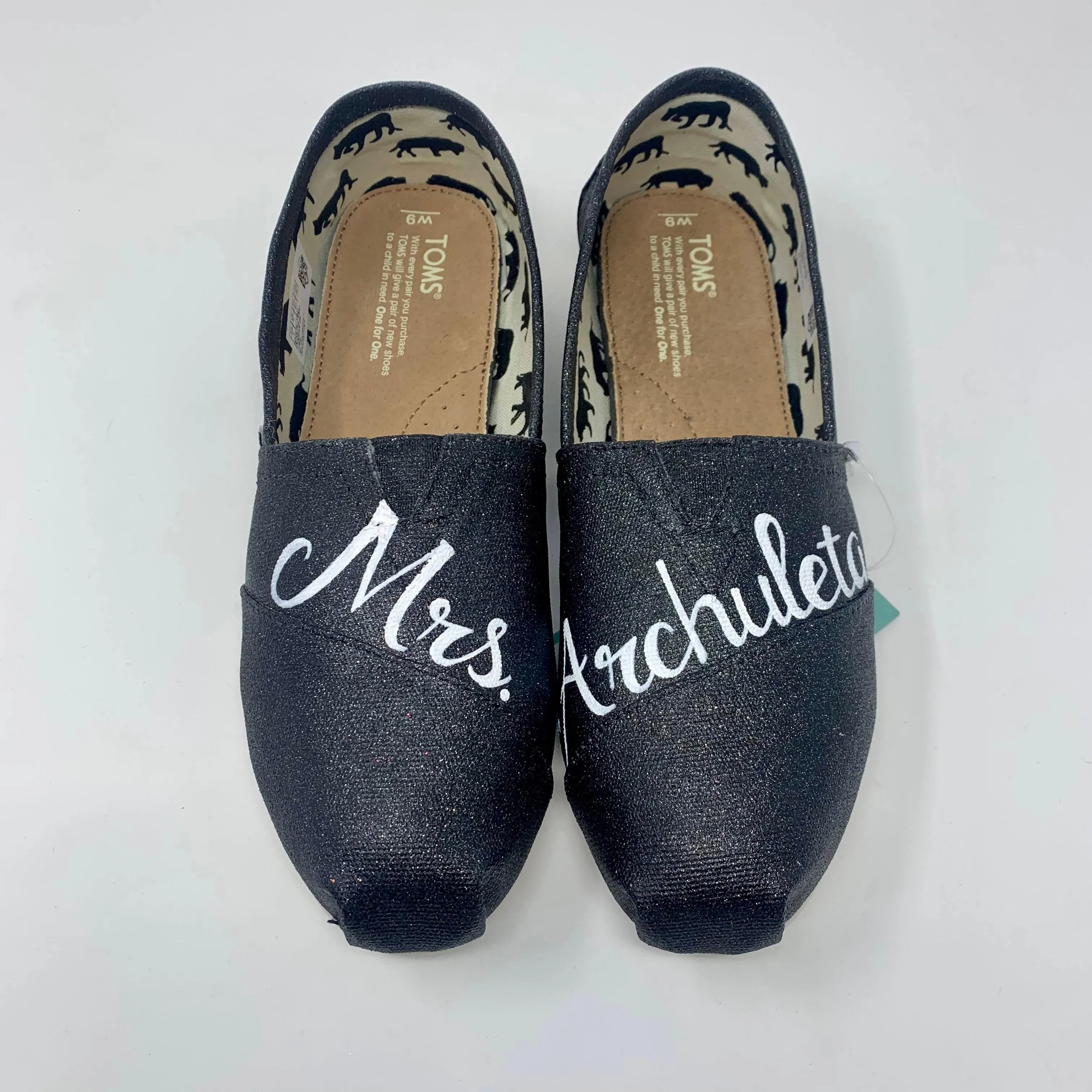 Black Glitter Wedding Shoes