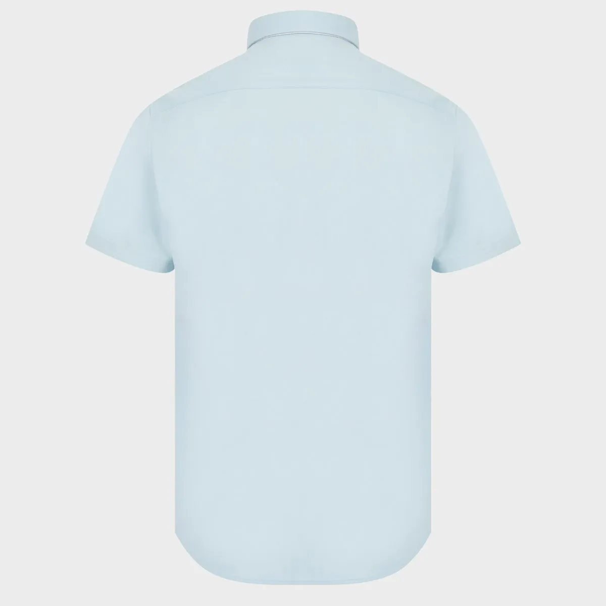 Premium Blue Cotton Twill T-Shirt