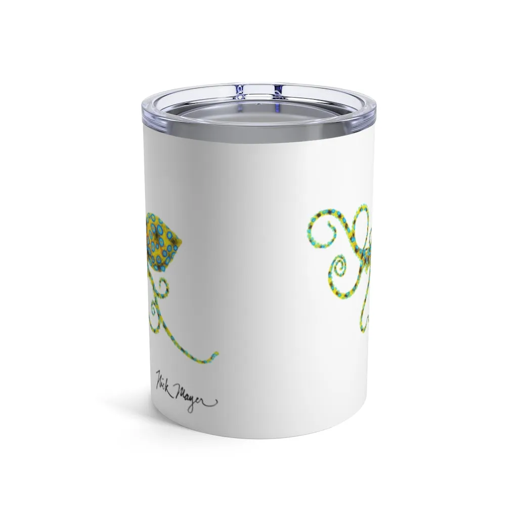 Blue Ringed Octopus, 10 oz Steel Tumbler