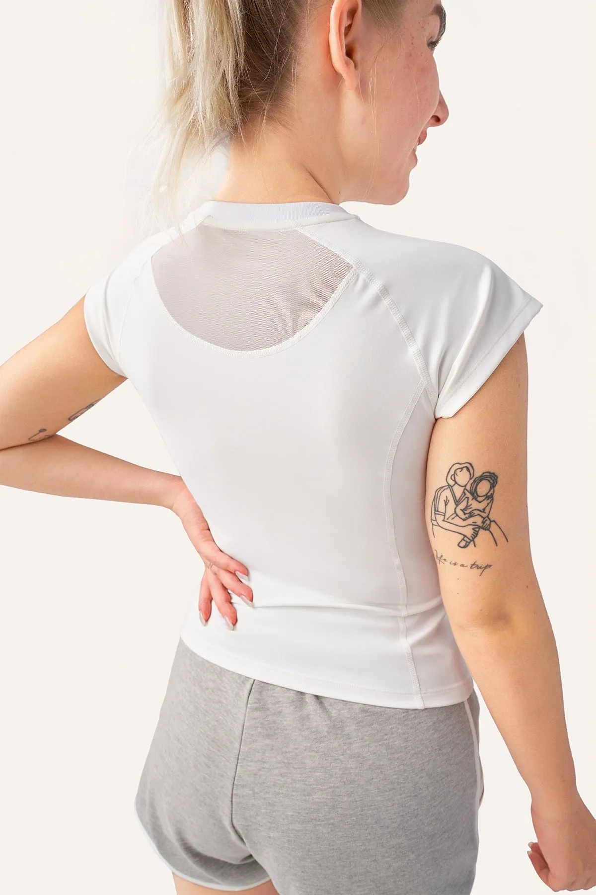 Breathe Easy Running Short Sleeve Top