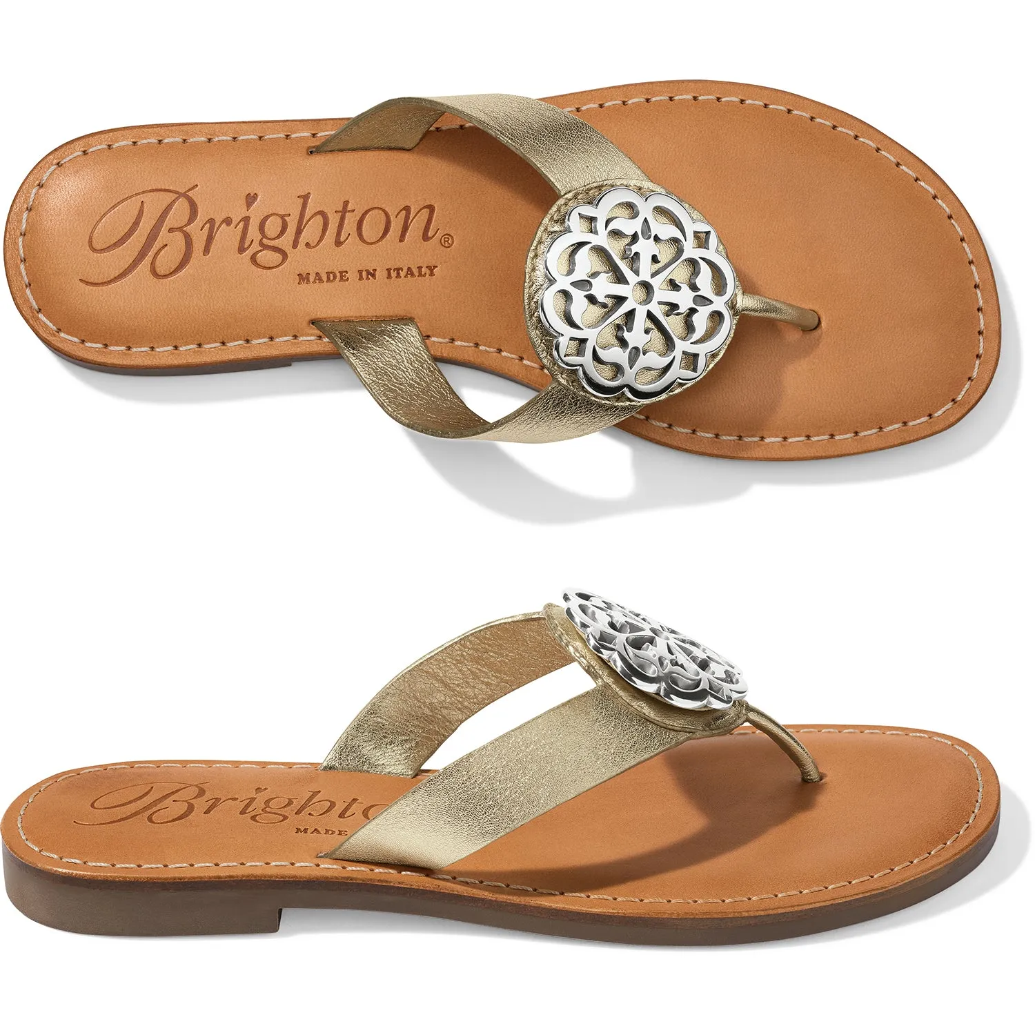 Brighton Alice Sandals - Gold