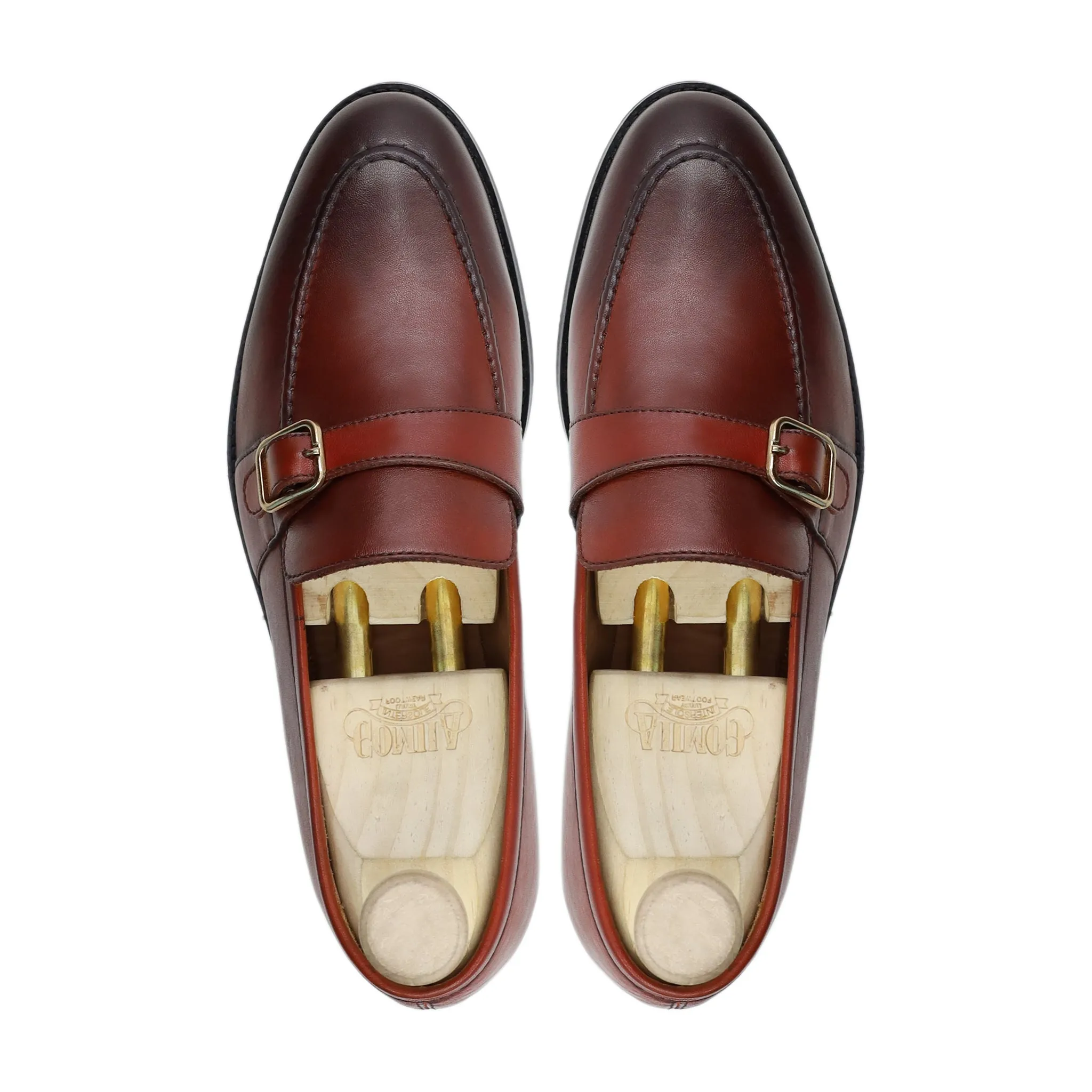 Brixton - Men's Burgendy Calf Leather Loafer