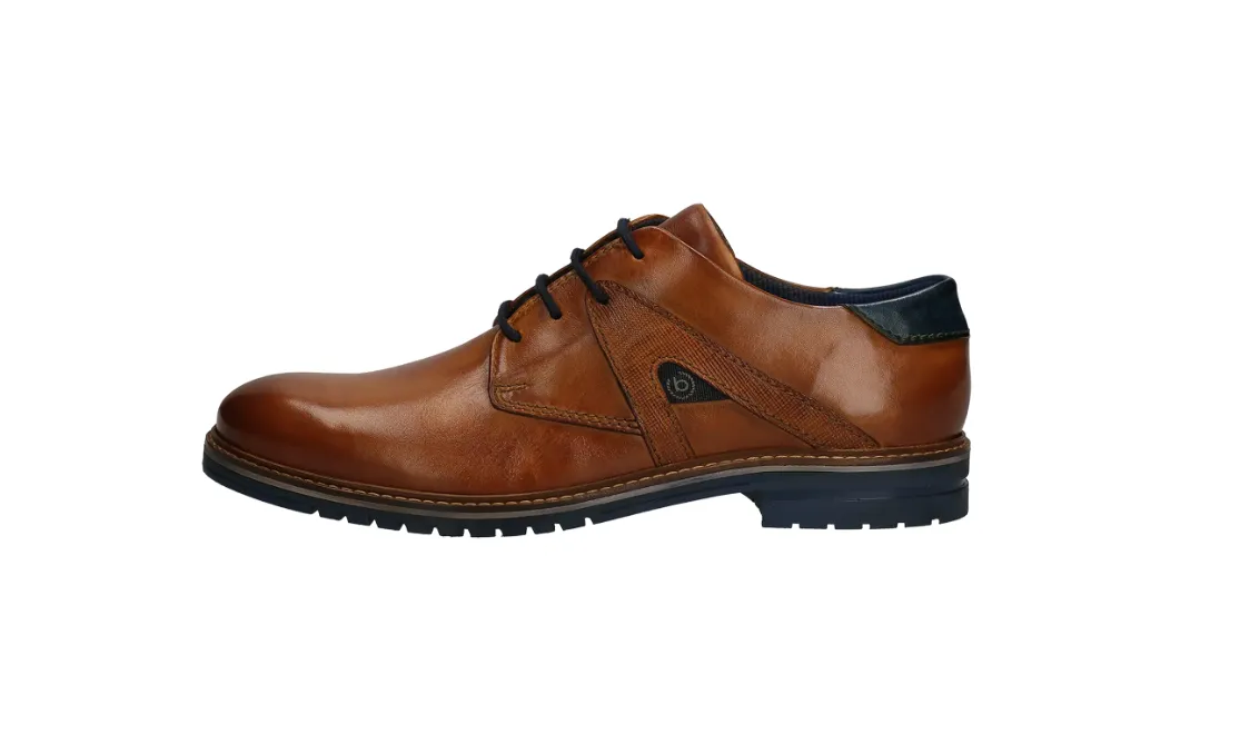 Bugatti - Canto Lace-up Cognac Shoe