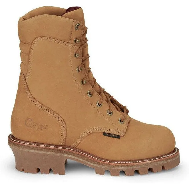 Chippewa Men's Super Dna 9" WP Steel Toe Work Boot -Wheat- 59417