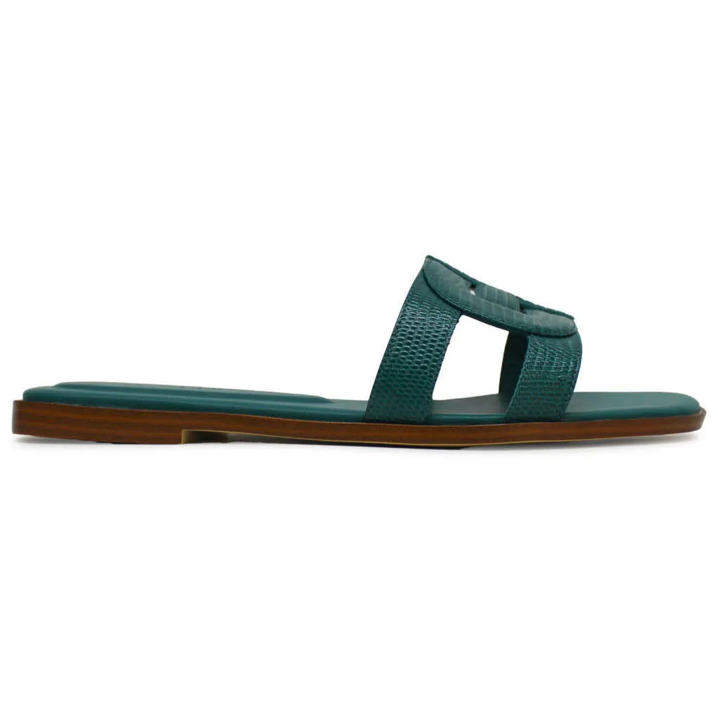 Chrisee Leather Women's Slides Sandals